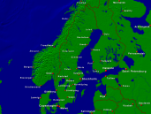 Sweden Towns + Borders 1200x900